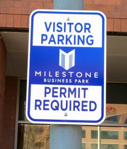 Wayfinding Signs custom parking outdoor metal traffic sign safety wayfinding 256x300